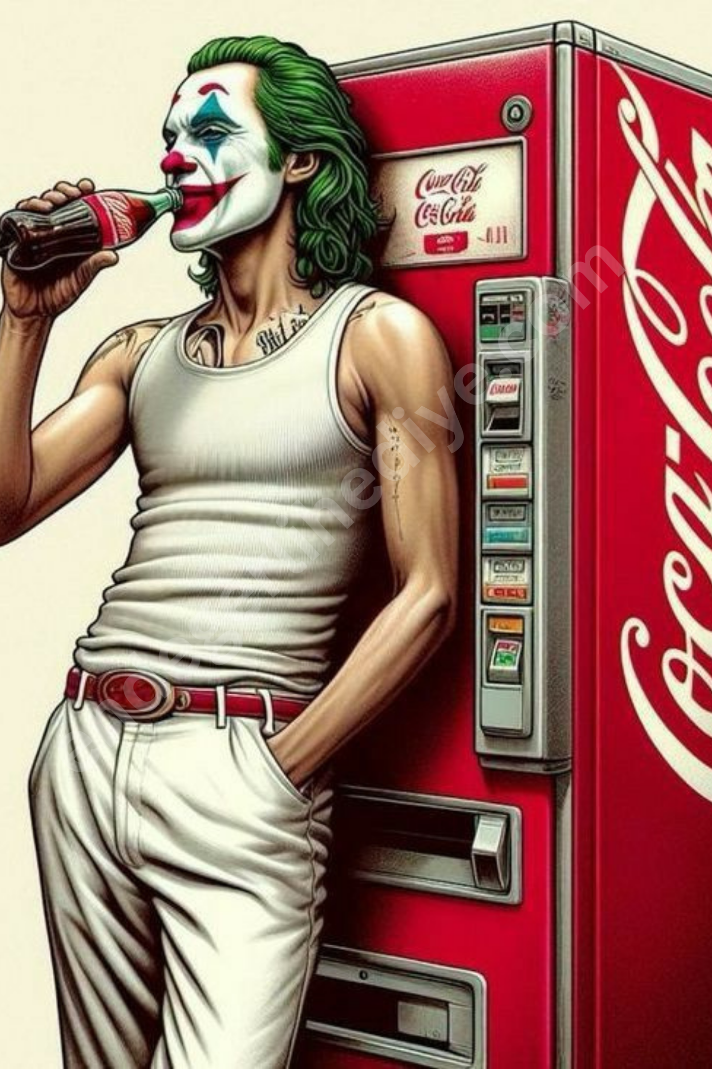Joker Coca-Cola Vintage Canvas