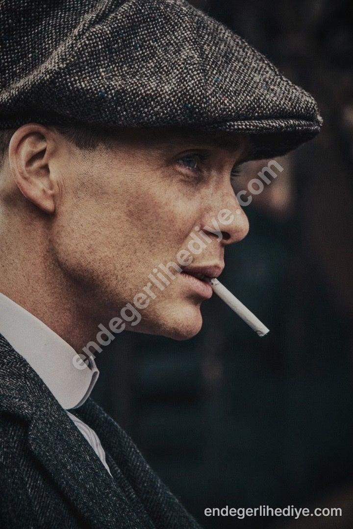 Asil Beyefendi: Peaky Stil Kanvas Tablo