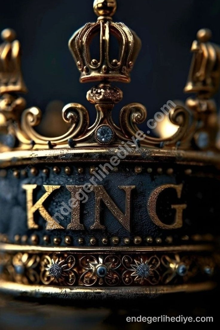 Görkemli Kral Taçı Kanvas Tablo - King Koleksiyonu