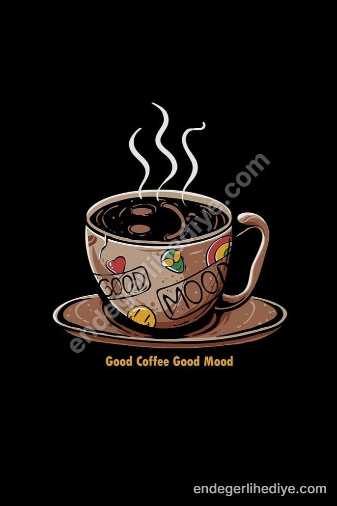 İyi Kahve İyi Ruh Hali Kanvas Tablo