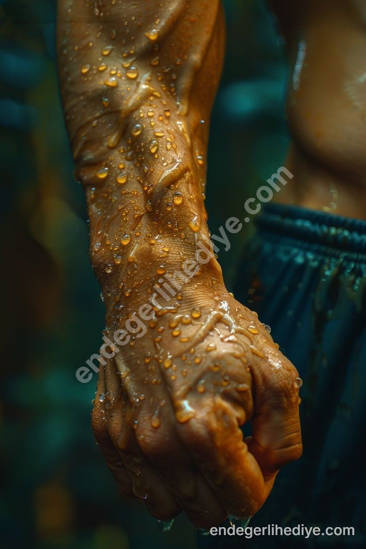 Ter Damlaları: Gücün ve Azmin Sanatsal Yansıması Kanvas Tablo