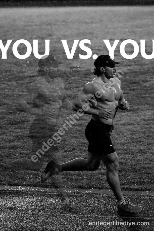 Sen ve Sen Kanvas Tablosu - İçsel Mücadele