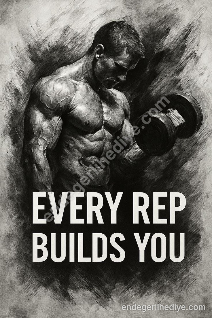 Her Tekrar Seni İnşa Eder: Vücut Geliştirme Motivasyon Kanvası