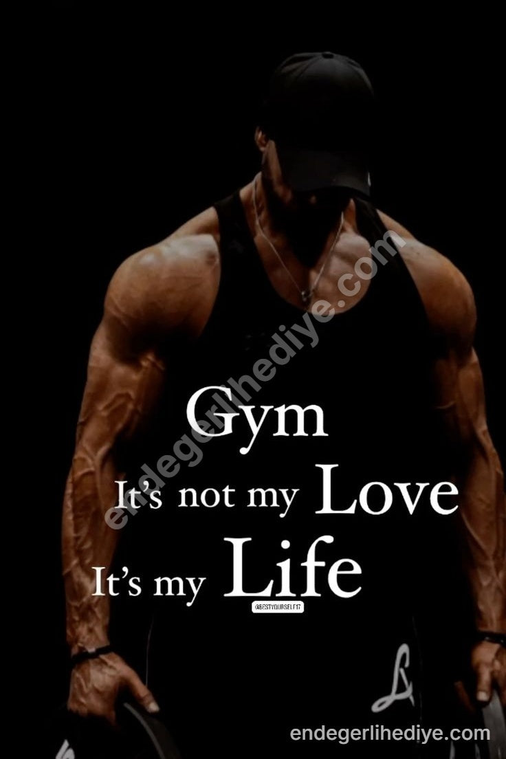 Gym Benim Hayatım: Fitness Tutkunlarına Özel Kanvas Tablo