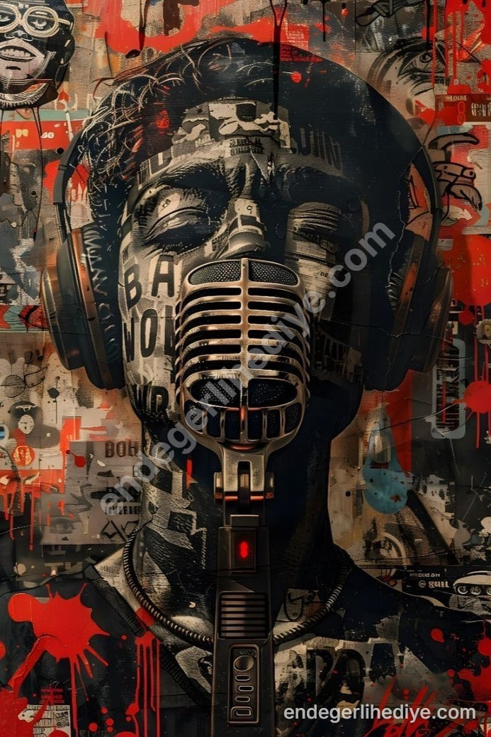 Ruhun Sesi: Urban Ritimler Kanvas Tablo