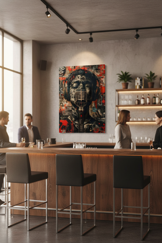 Ruhun Sesi: Urban Ritimler Kanvas Tablo