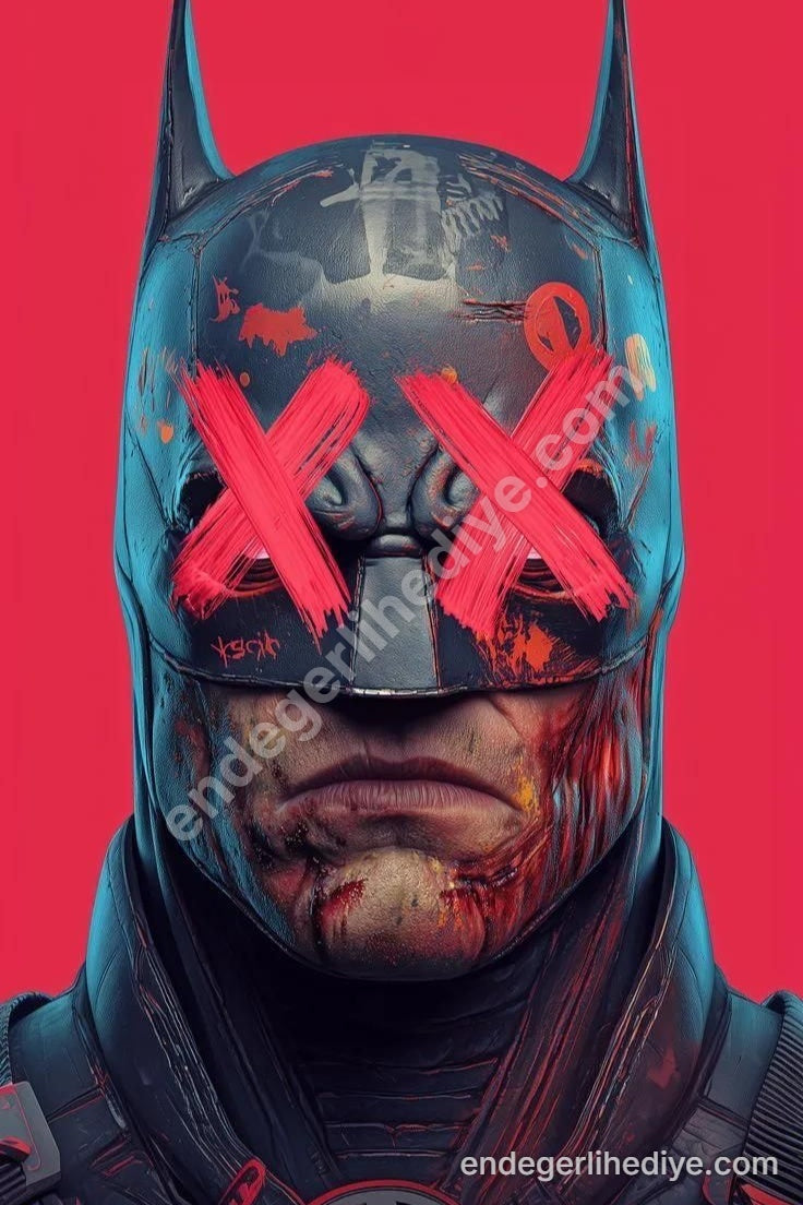 Asi Batman: Kırmızı İzler Kanvas Tablo