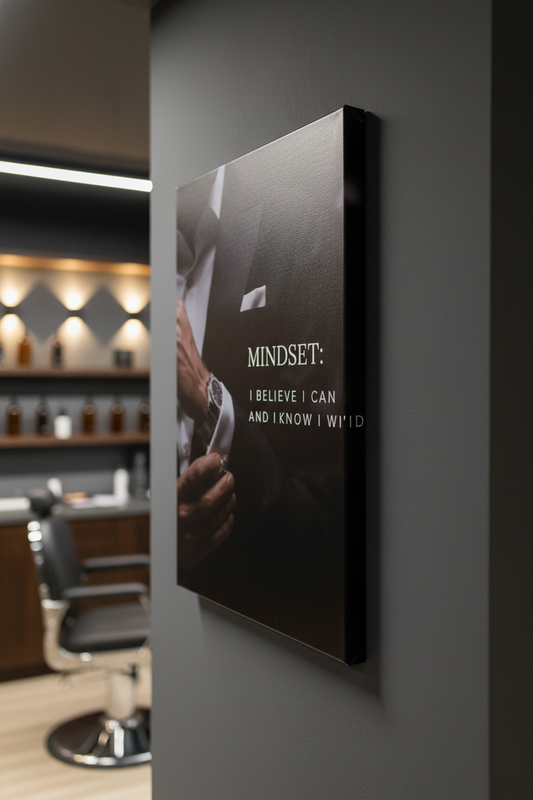 Mindset: İnanıyorum, Yapacağım Lüks Kanvas Tablo