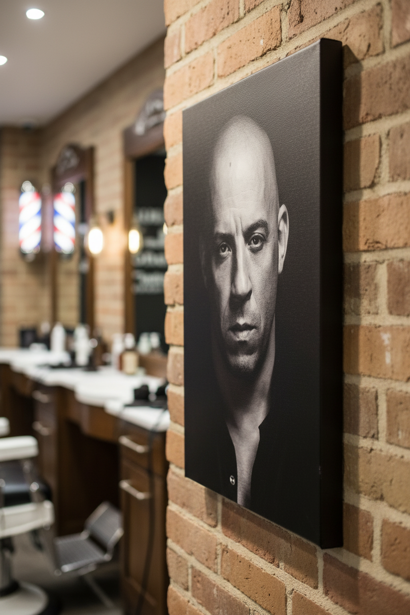 Vin Diesel İkonik Bakış Kanvas Tablo