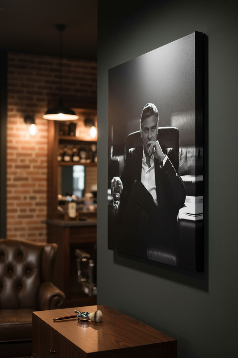 George Clooney: Karizmatik Beyefendi Kanvas Tablo