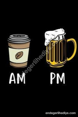 AM Kahve PM Bira Kanvas Tablo | Günlük Keyif Anları