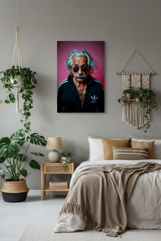 Hip-Hop Einstein Kanvas Tablo