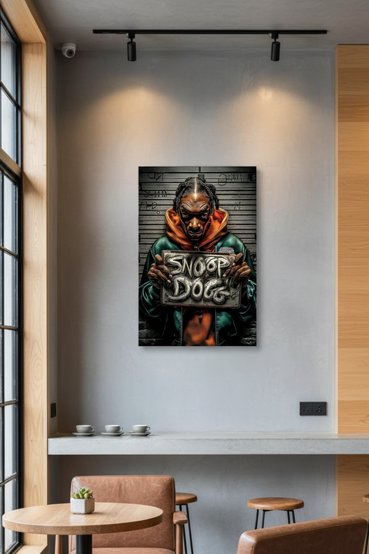 Snoop Dogg Mugshot Sanat Kanvas Tablo
