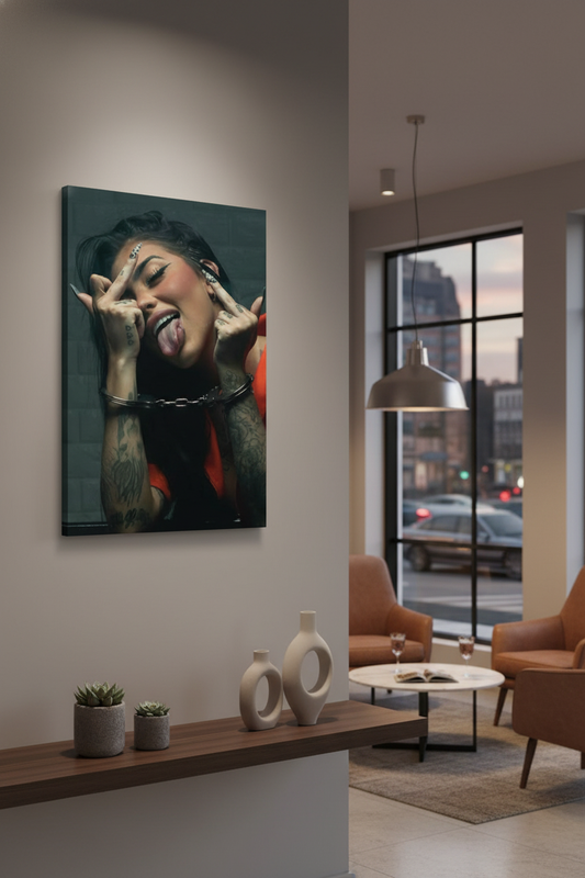 Asi Ruh: Zincirleri Kıran Sanat Kanvas Tablo