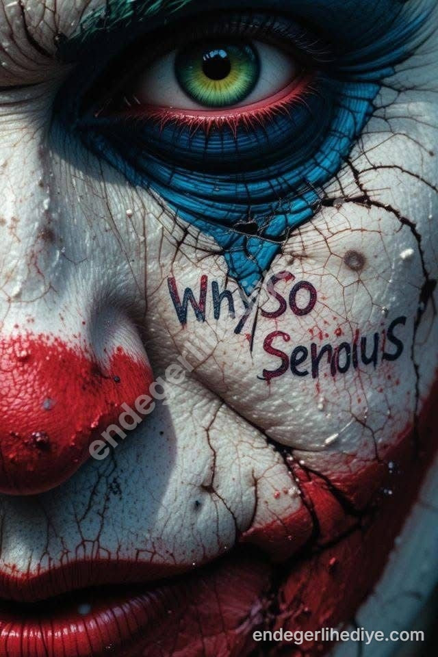 Joker Why So Serious Sanatsal Kanvas Tablo