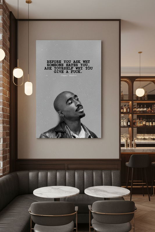 Tupac Shakur: Kim Takar Motivasyon Kanvas Tablosu