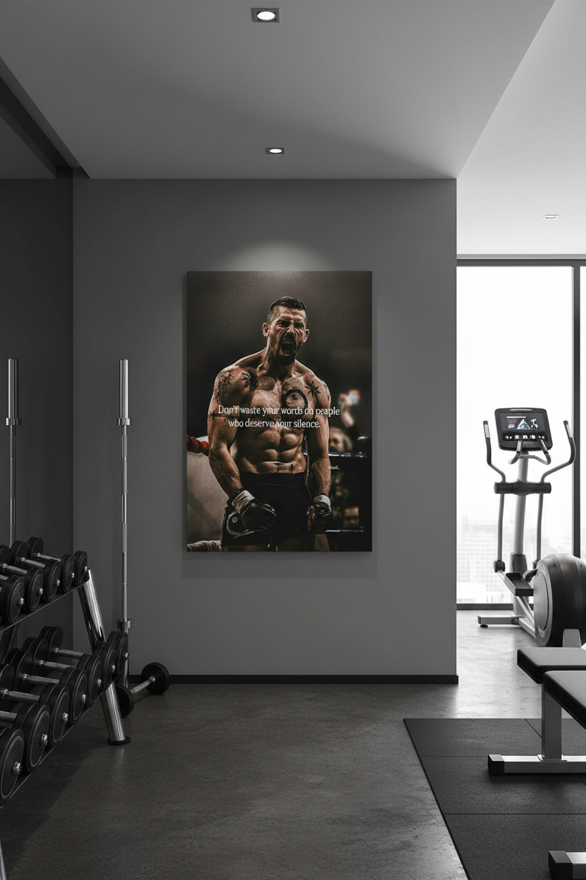 Sessizliğin Gücü: Savaşçı Ruh Kanvas Tablo