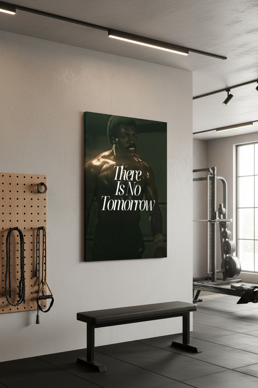 Yarın Yokmuş Gibi Savaş: Boksörün İradesi Kanvas Tablo