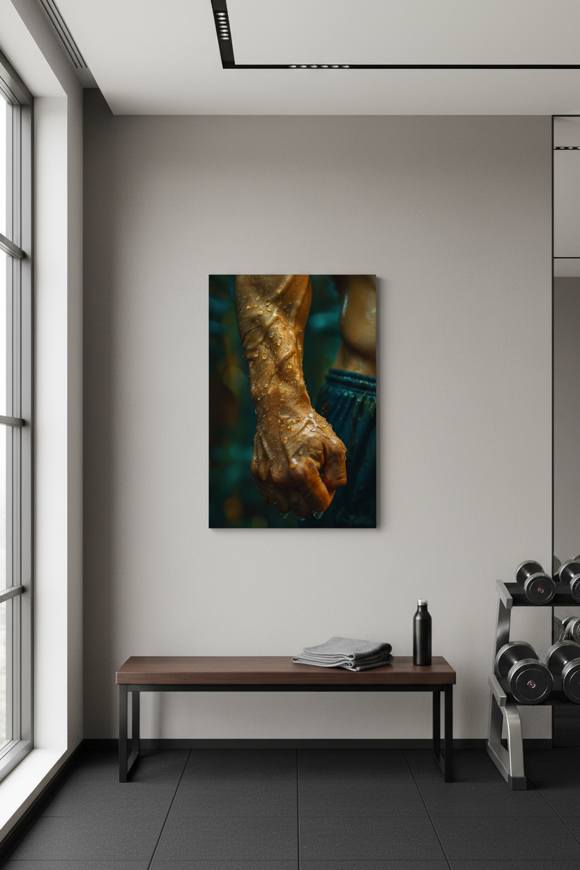 Ter Damlaları: Gücün ve Azmin Sanatsal Yansıması Kanvas Tablo