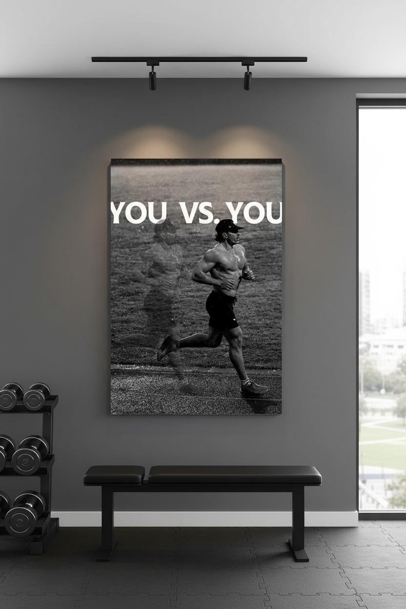Sen ve Sen Kanvas Tablosu - İçsel Mücadele