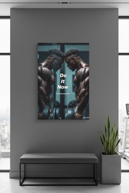 "Şimdi Yap" Motivasyon Kanvas Tablosu - Fitness Gücü