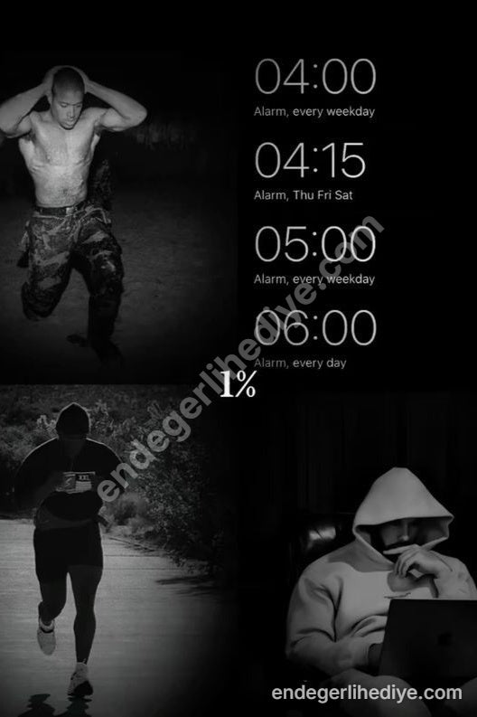 Şafak Vakti Disiplini: %1'lik Başarı Yolu Kanvas Tablo