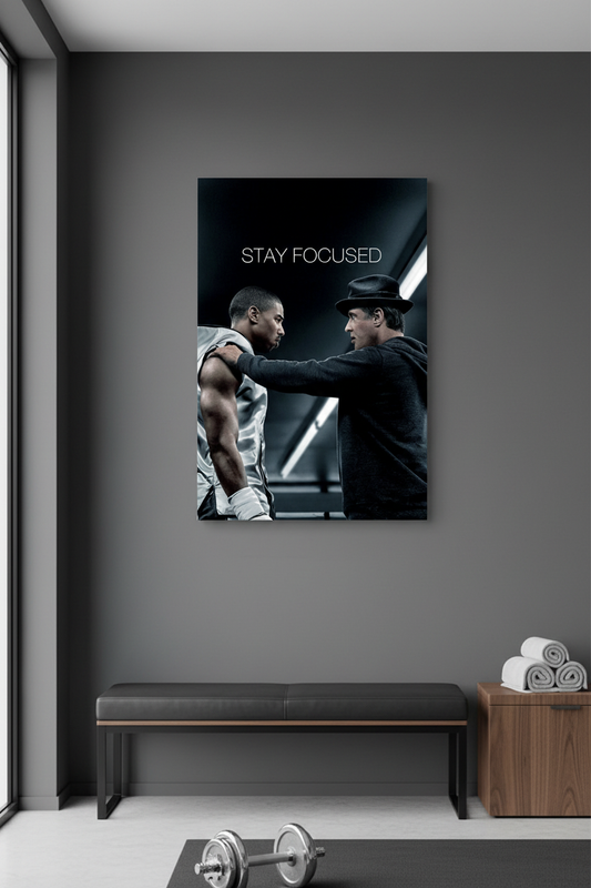 Rocky ve Creed: Odaklanma Gücü Kanvas Tablosu
