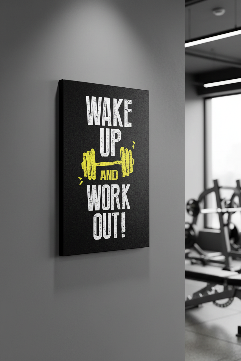 Uyan ve Antrenman Yap! - Güne Başlangıç Motivasyon Tablosu