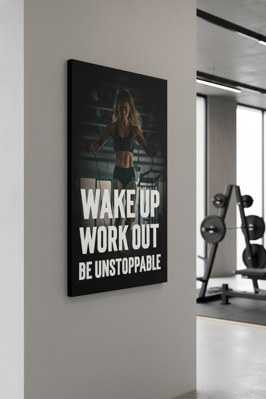 Uyan Harekete Geç Durdurulamaz Ol Kanvas Tablo