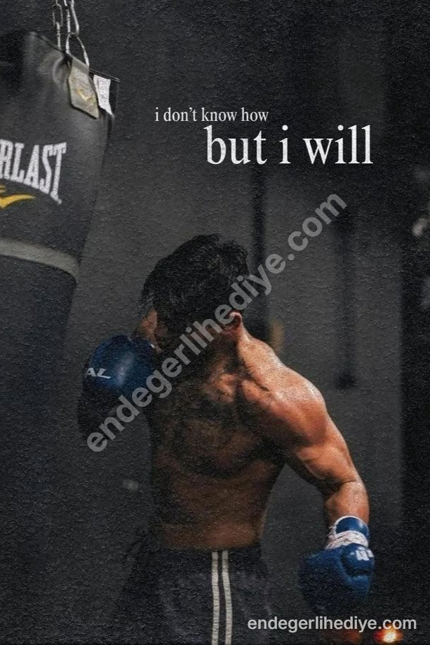 Boksörün Azmi Kanvas Tablo - Güç ve Motivasyon