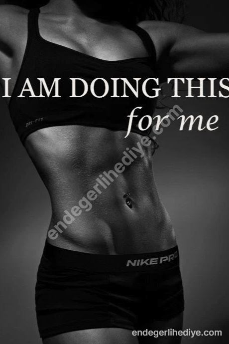 İç Güç: Benim İçin Yapıyorum - Fitness Motivasyon Kanvas Tablo