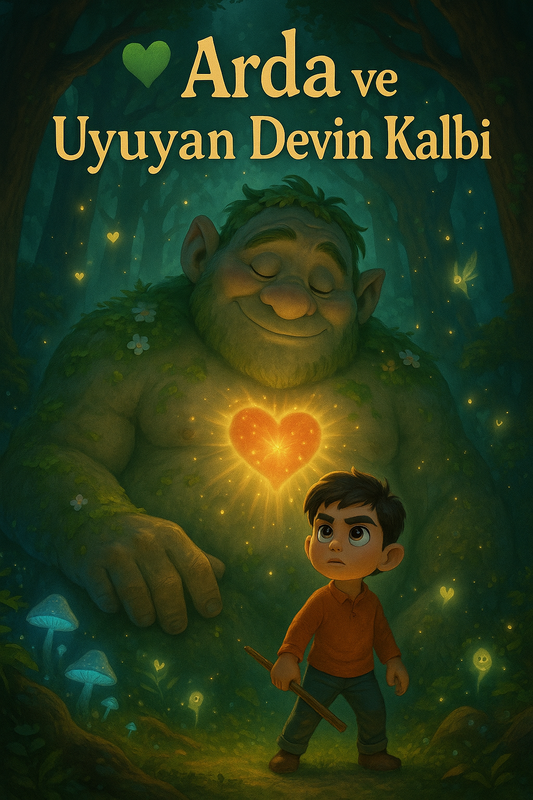 🌲 Arda ve Uyuyan Devin Kalbi - Ormanda uyuyan koca bir devin kalbine ulaşmak için cesur bir yolculuk.