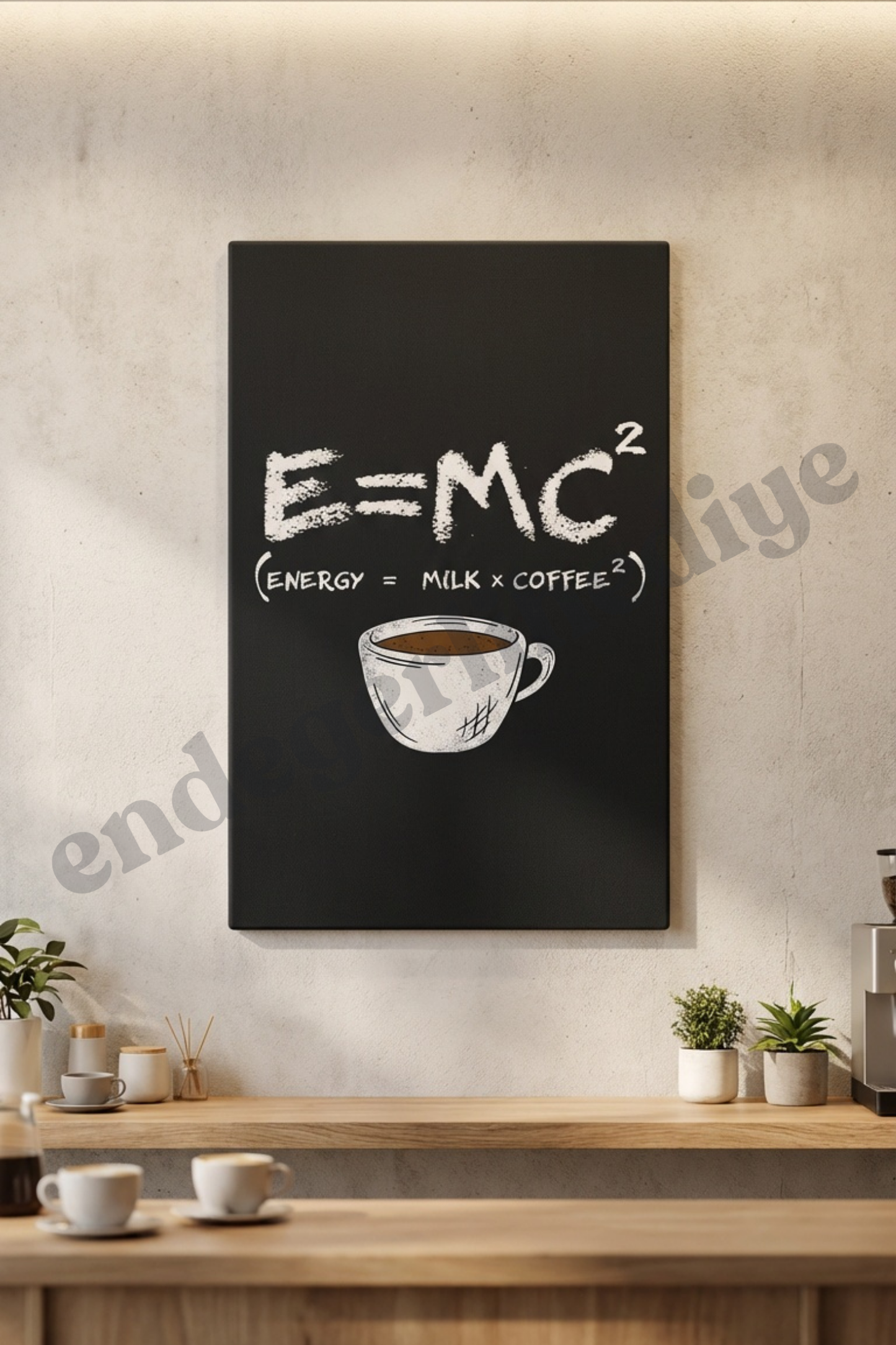 Energy Formula Coffee Canvas 40x60